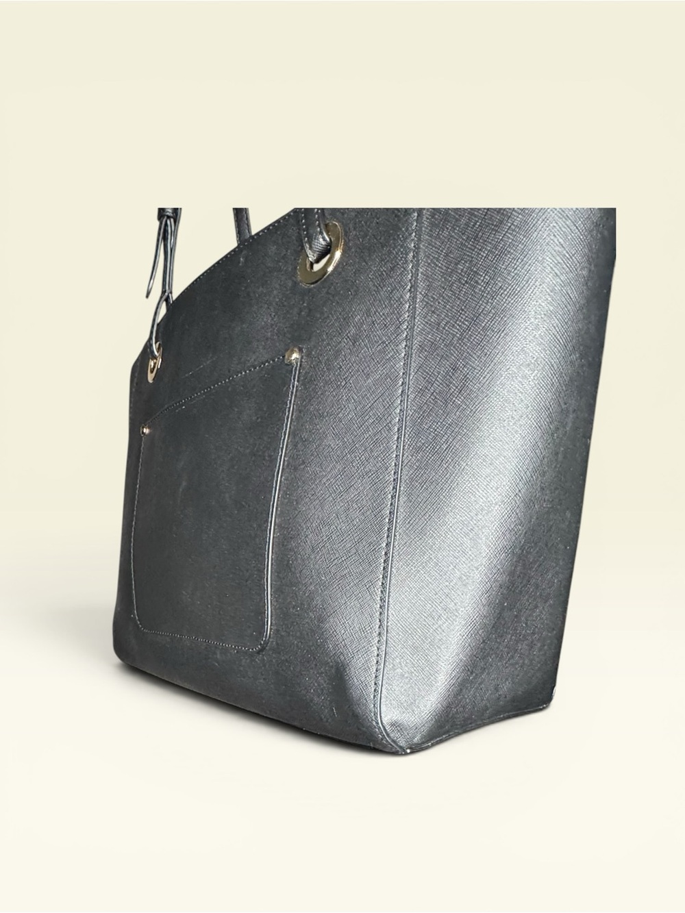 Michael Kors Black Walsh Saffiano Tote - Picture 11 of 12